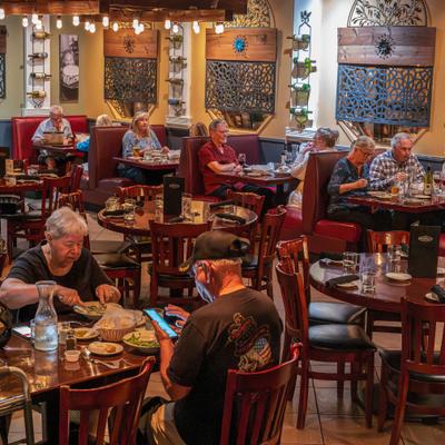 Dinner just began....