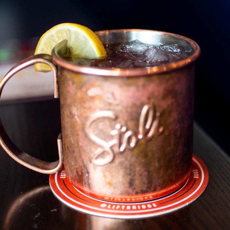 Meyer Lemon Raspberry Mule photo