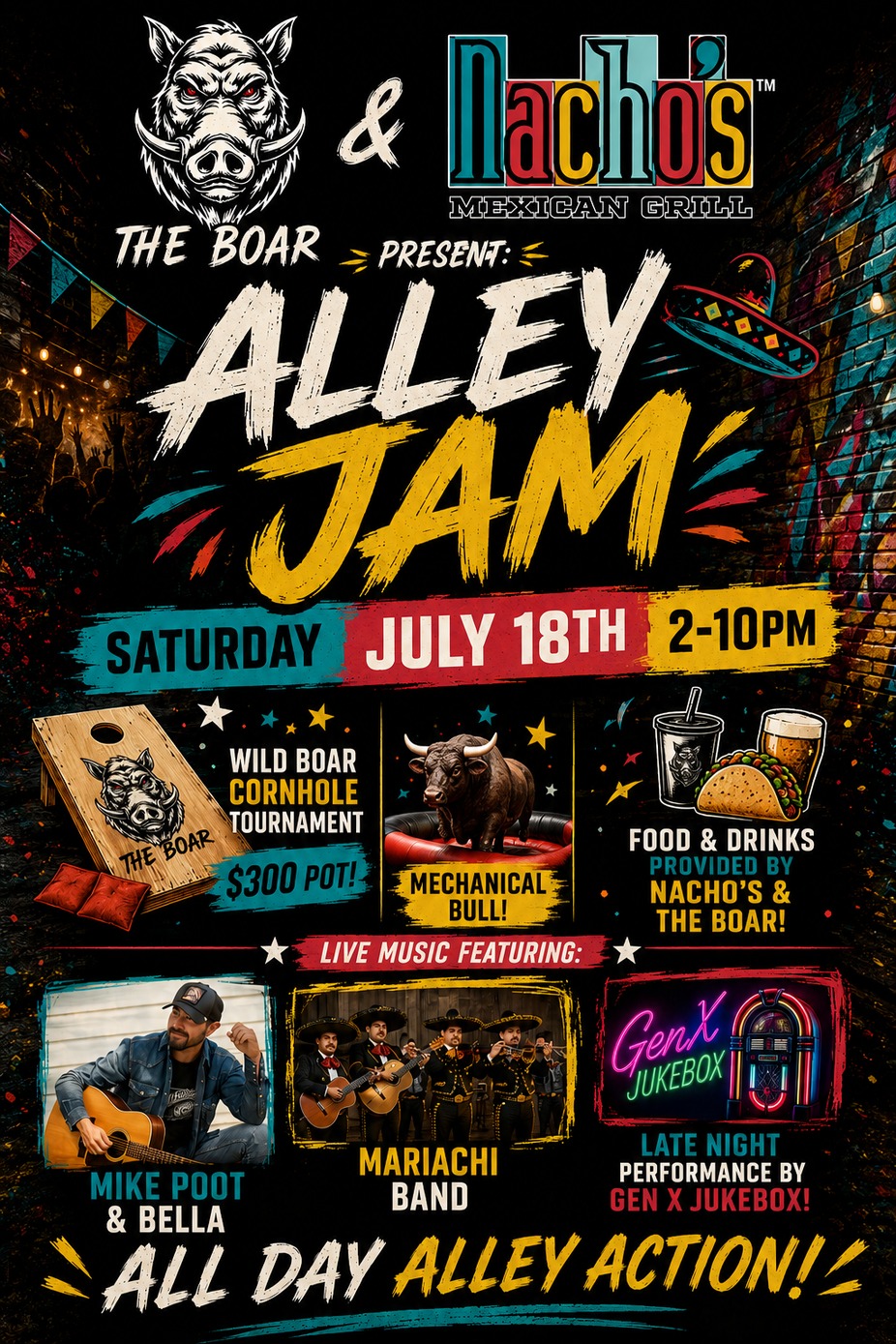 Wild Boar and Nachos Present: Alley Jam! event photo