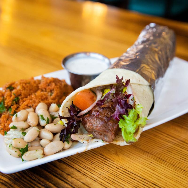 Lamb Shish Kebab Sandwich photo