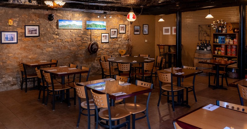 Interior, main seating area