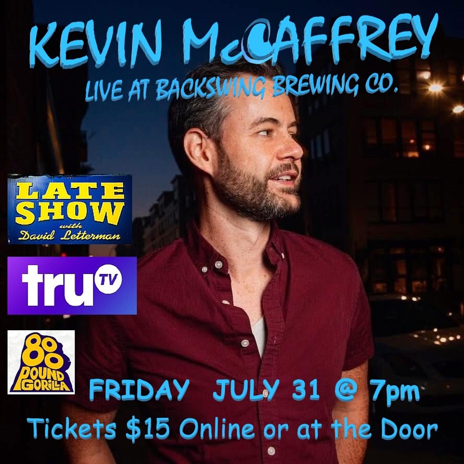 Kevin McCaffrey Standup Comedy Night at Backswing Brewing Co. event photo