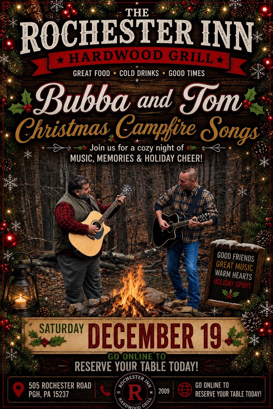 Bubba And Tom Christmas Campfire Songs event photo