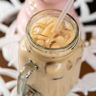 Iced coffee.