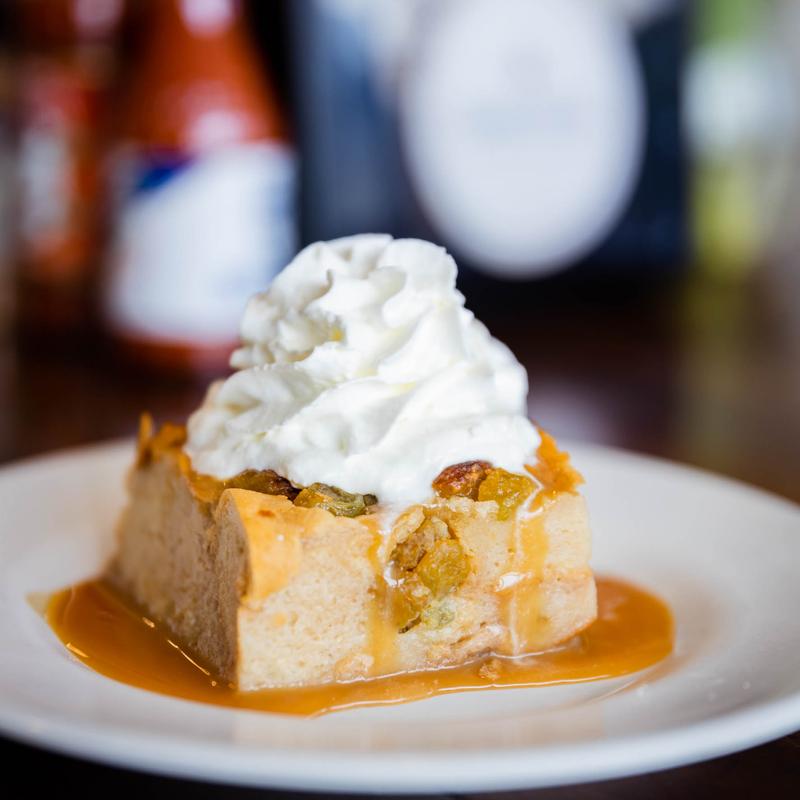 Bread Pudding with Caramel Sauce photo