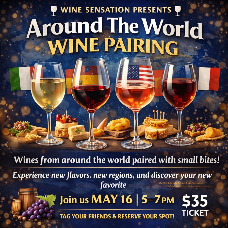 Around the World Wine Pairing event photo