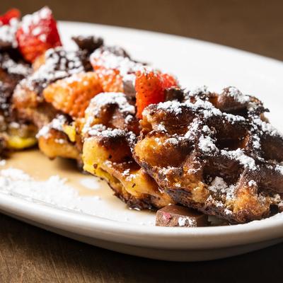 Chocolate Waffle French Toast.