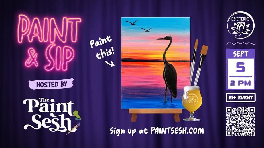 The Paint Sesh - Sunset Crane event photo