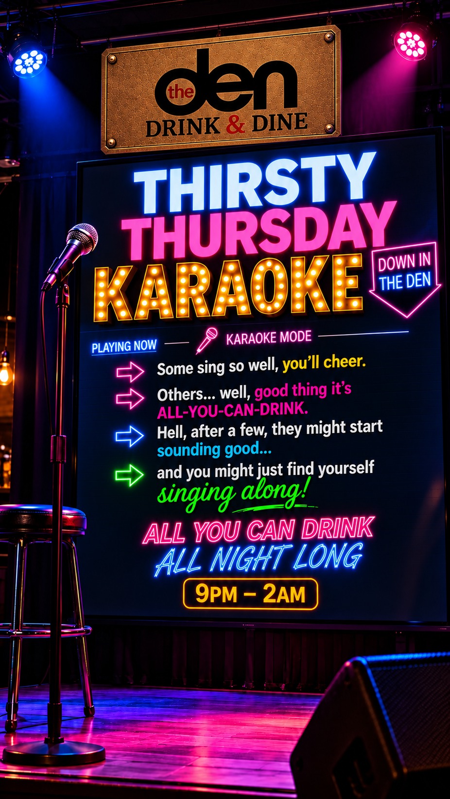 Thirsty Thursday Karaoke event photo