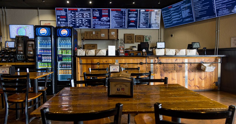 Interior dining area
