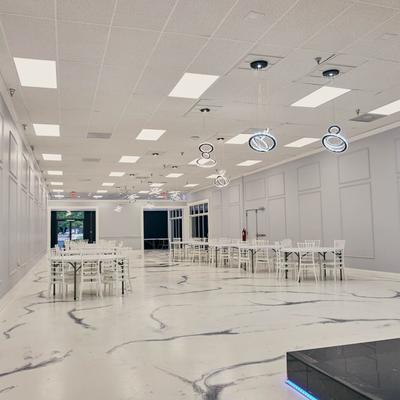 Interior, seating area.