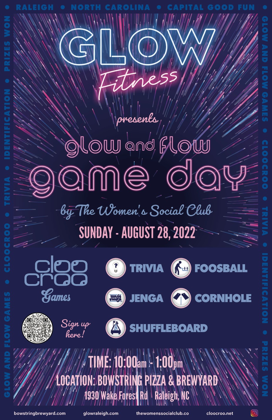 Glow and Flow Game Day event photo