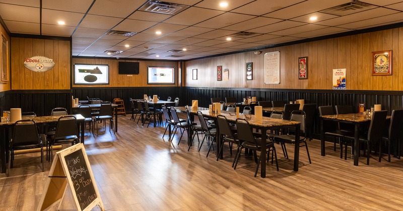 Interior, main dining area