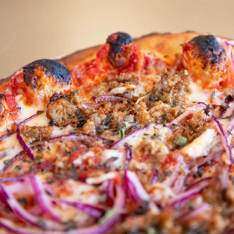 Thin Crust Sausage & Onion photo