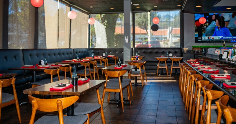 Interior, main dining area