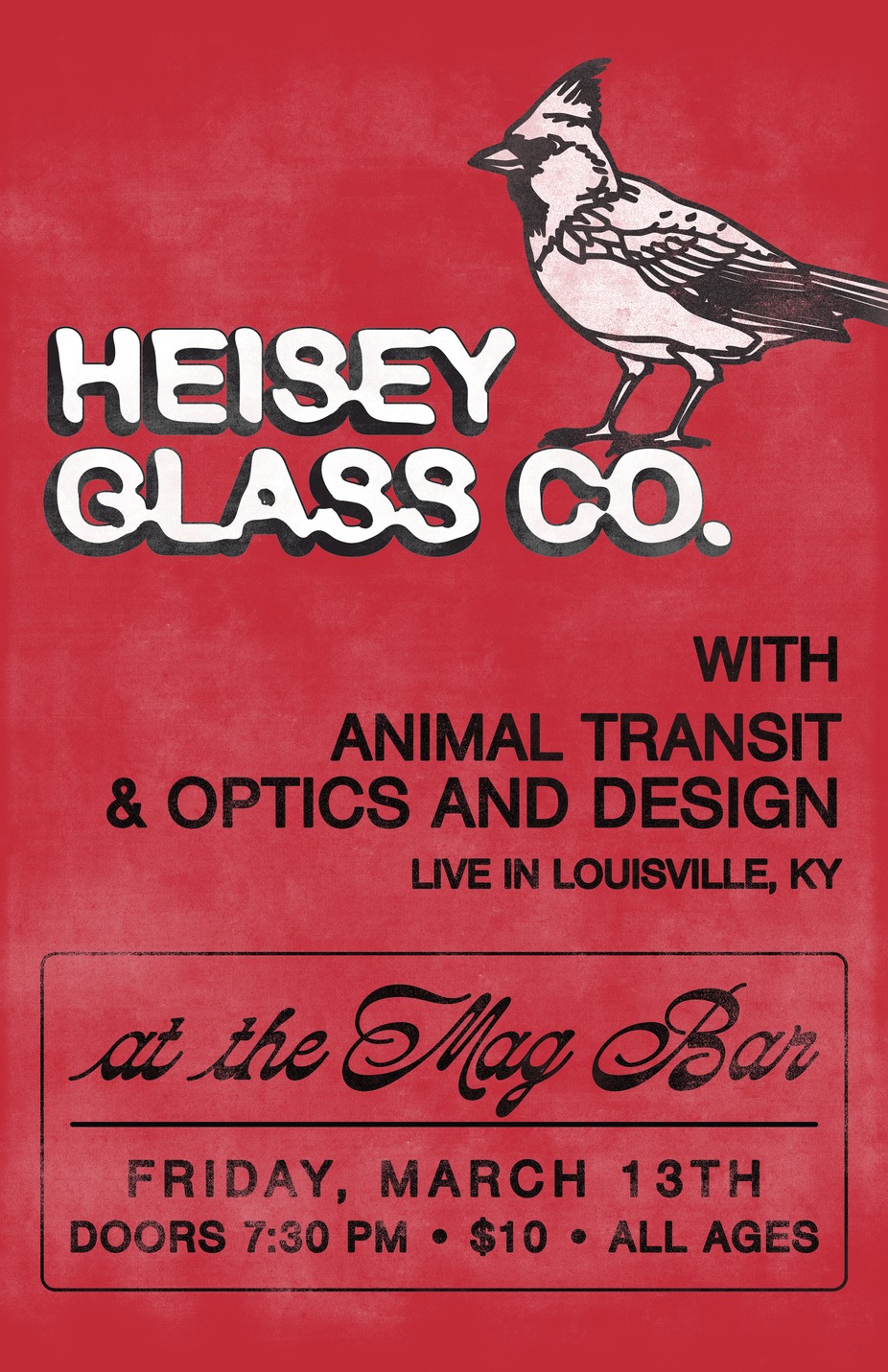 Animal Transit, Heisey Glass Co., and Optics & Design at Mag Bar! event photo