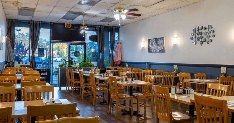 Tables ready for guests