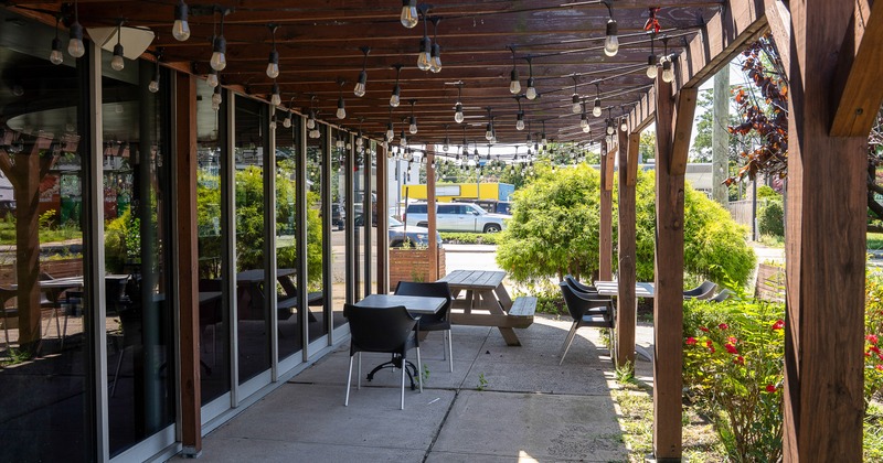 Outdoor seating area