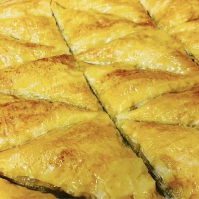 Traditional baklava dessert.