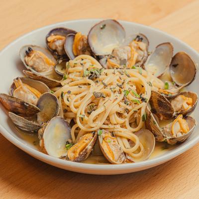 Linguine and clams.