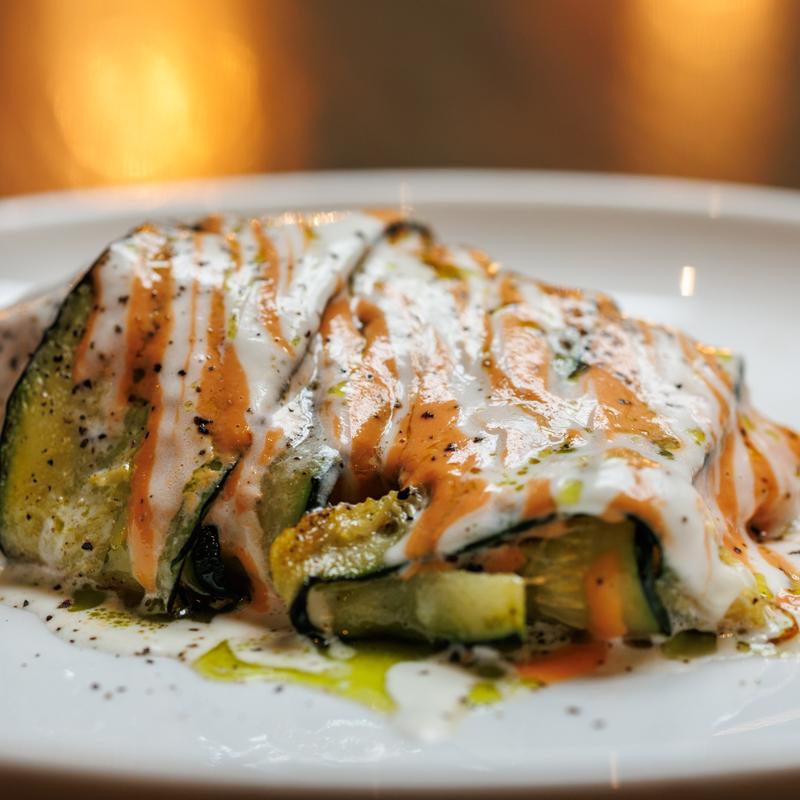 Zucchini Wrapped Salmone photo