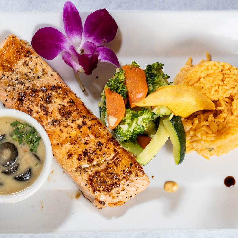 Salmon A La Veracruzana photo