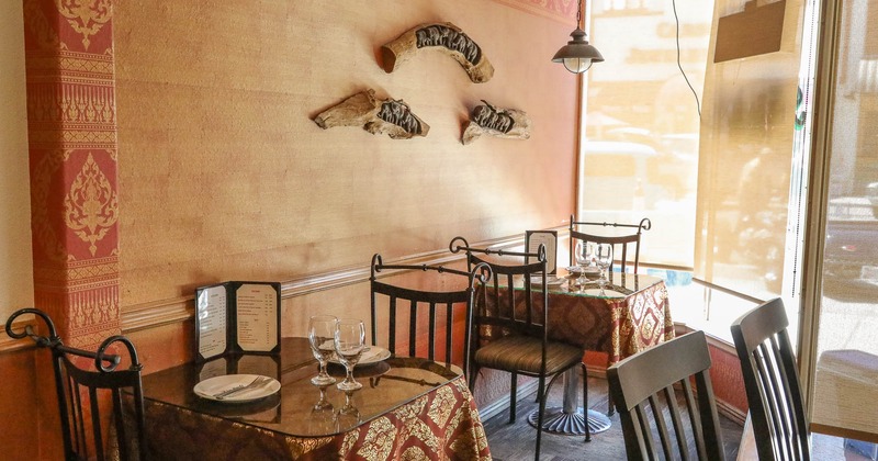 Interior, table by the window