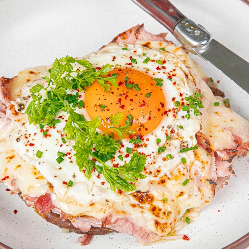 menu item 9 of 12, Croque Madame