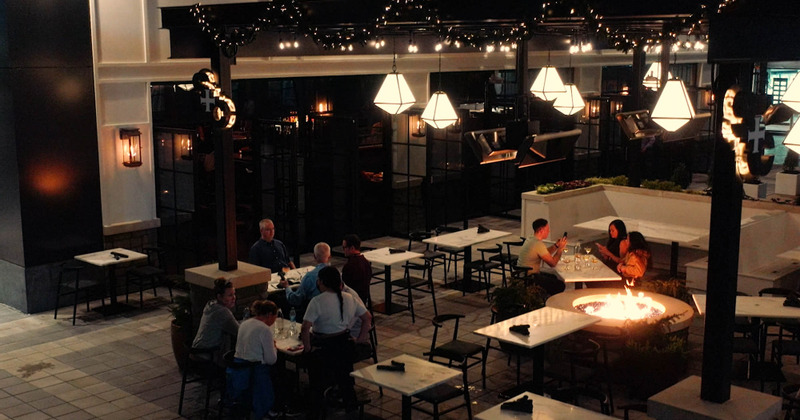 Interior, dining area