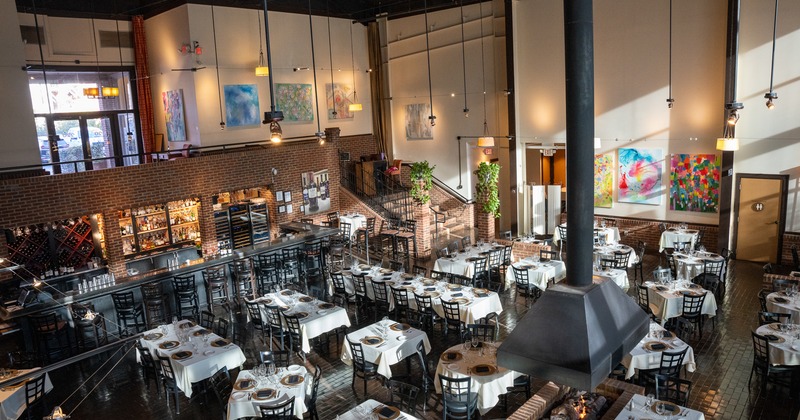 Interior, dining area