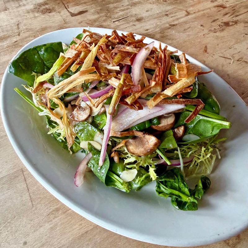 menu item 9 of 152, Frisee Spinach (vegan)