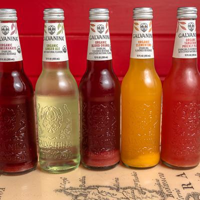 Group of Sparkling Drinks.
