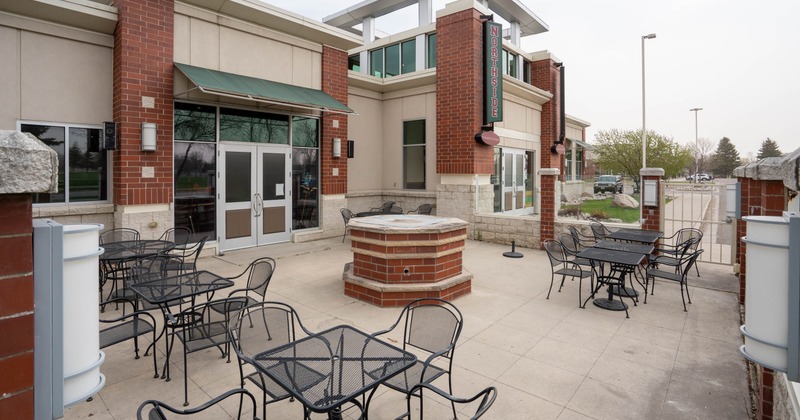 Outdoor seating area