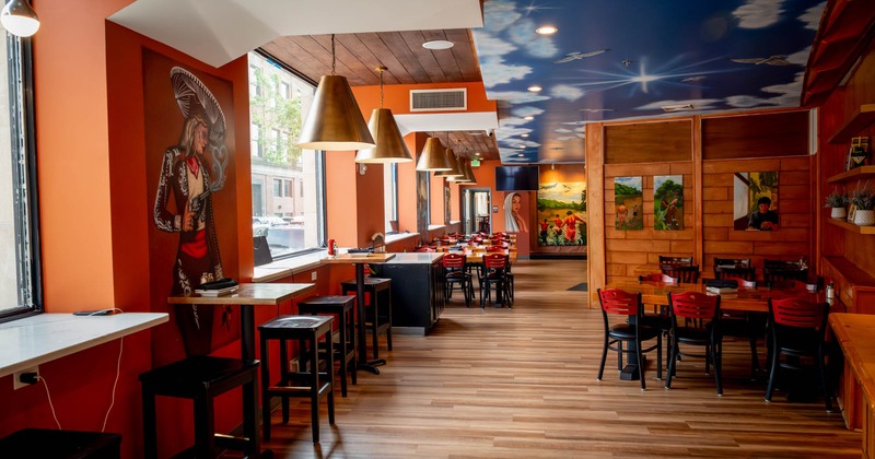 Interior, dining area