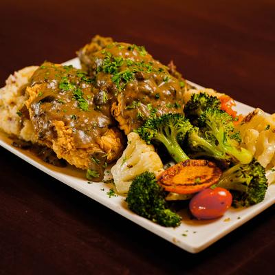 Fried chicken dinner.