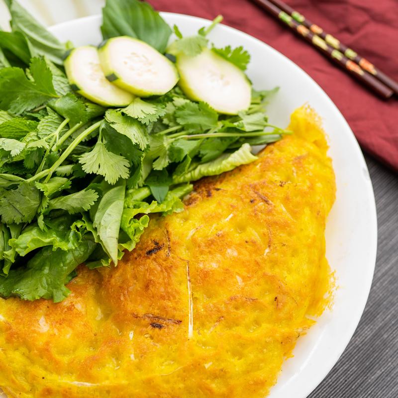 Vietnamese Sizzling Crepe photo