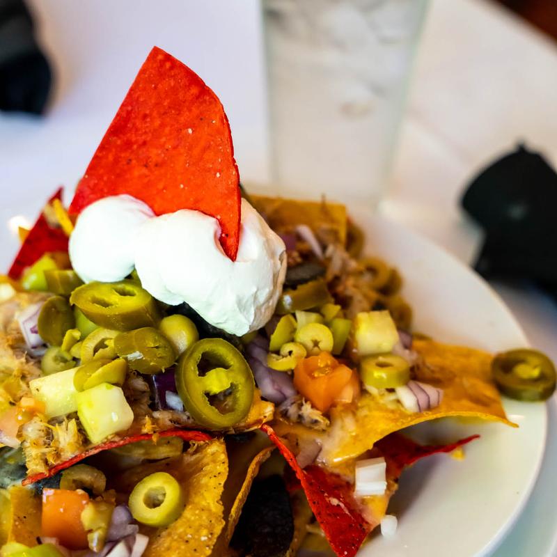 Blue Crab and Pepperjack Fondue Nachos photo