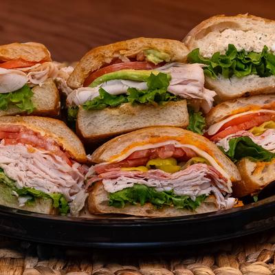 Sandwich tray.