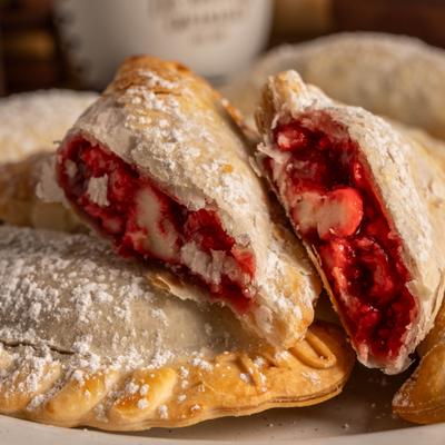 Empanadas filled with guava.