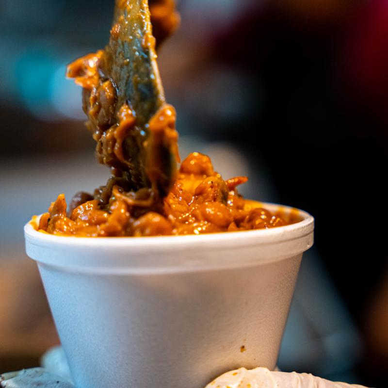 Baked Beans or Potato Wedges photo