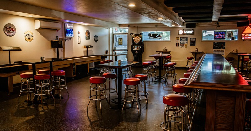 Interior, dining area