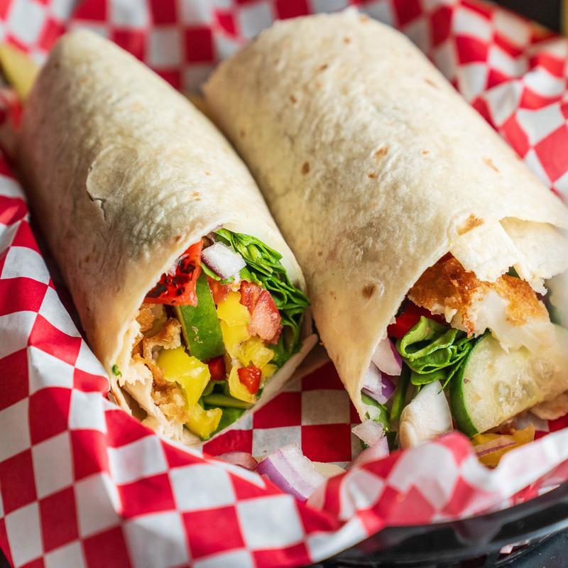 menu item 19 of 21, Crispy Veggie Wrap