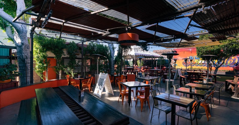 Outdoor seating area