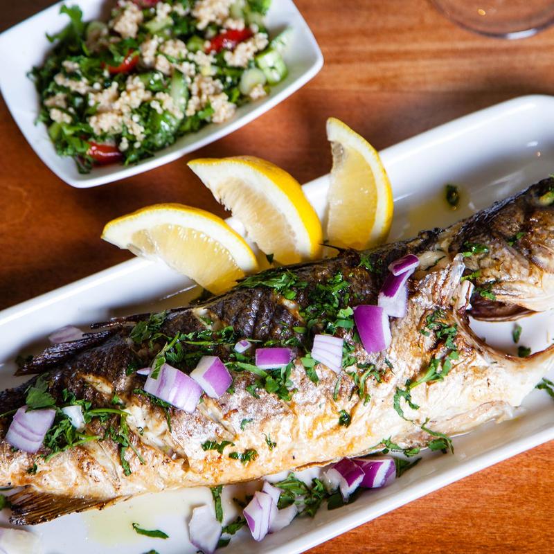 Grilled Whole Branzini (Imported from Greece) photo