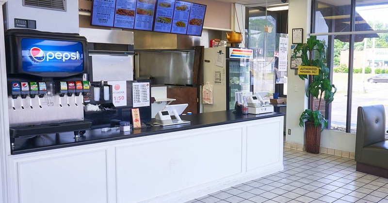 Interior, bar area