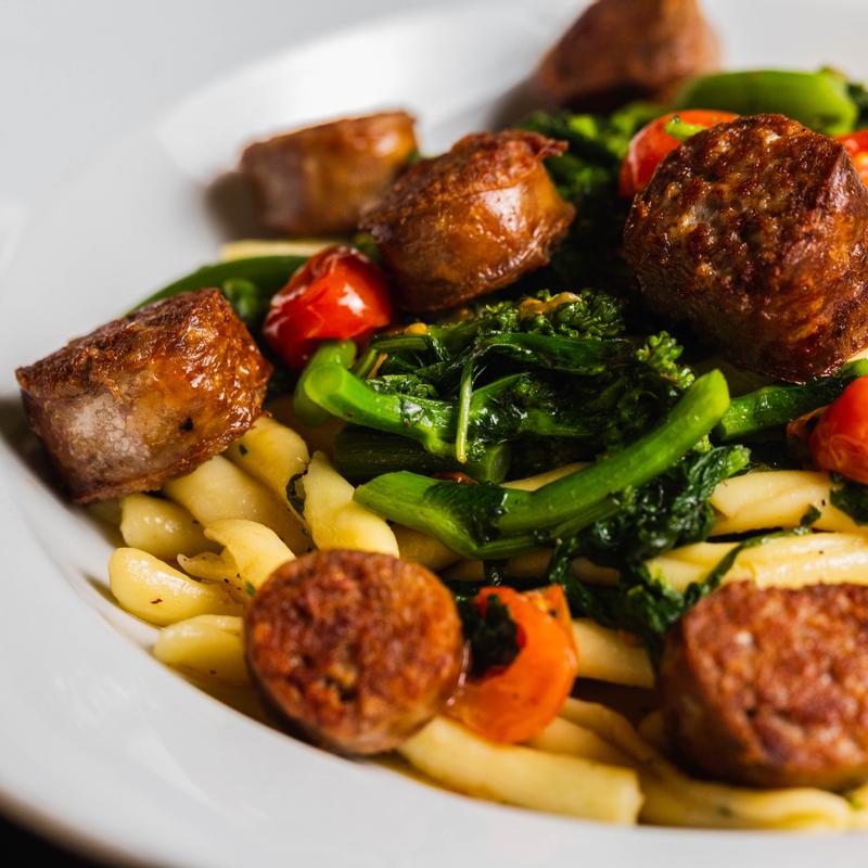 Homemade Fusilli Broccoli Rabe Sausage photo