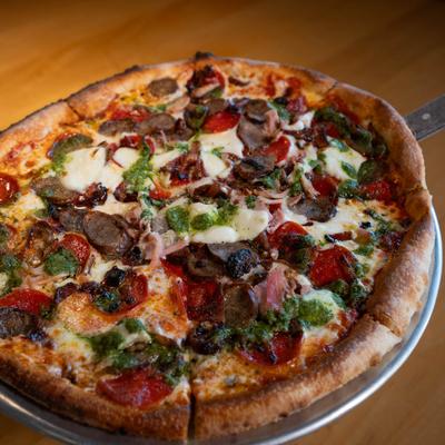 Joey's Super Deluxe Pizza.