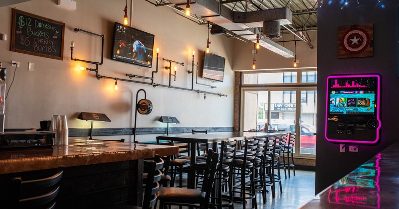 Dining and bar areas