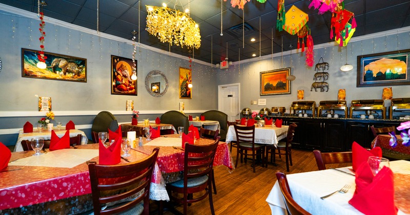 Interior seating space