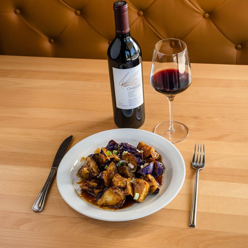 menu item 9 of 9, Szechuan Eggplants